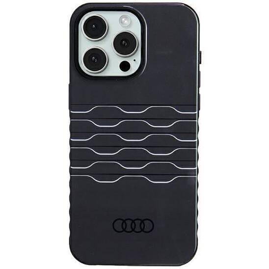 Original Case APPLE IPHONE 15 PRO MAX Audi IML MagSafe (AU-IMLMIP15PM-A6/D3-BK) black
