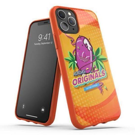 Original Case IPHONE 11 PRO Adidas Moulded Case BODEGA orange