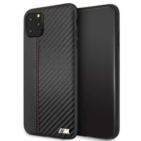 Original Case IPHONE 11 PRO MAX BMW Hardcase PU Carbon (BMHCN65MCARBK) black