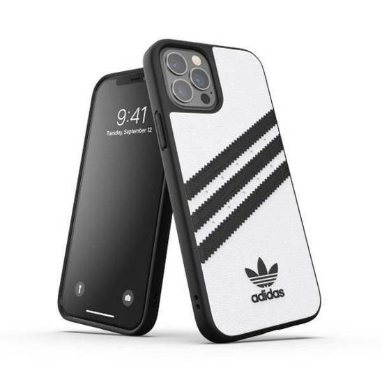 Original Case IPHONE 12 PRO Adidas OR Moulded Case PU white-black