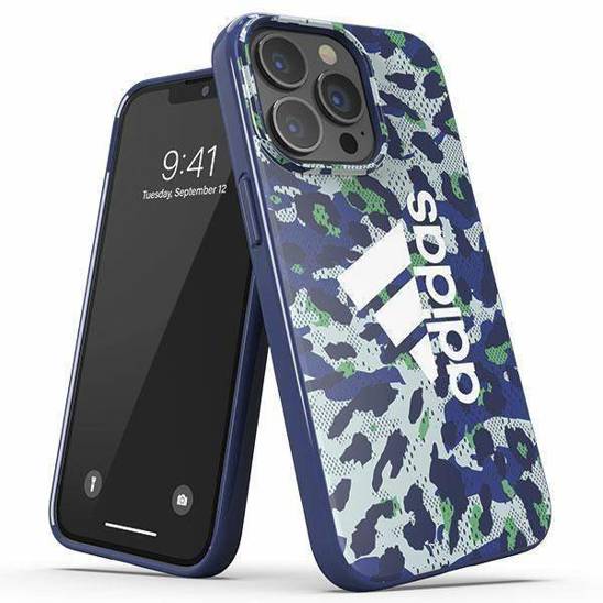 Original Case IPHONE 13 PRO Adidas OR Snap Case (47260) Leopard blue