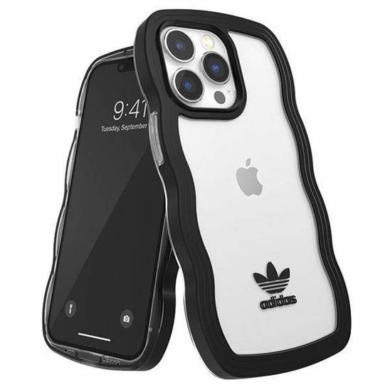 Original Case IPHONE 13 PRO Adidas OR Wavy Case black (51900) transparent