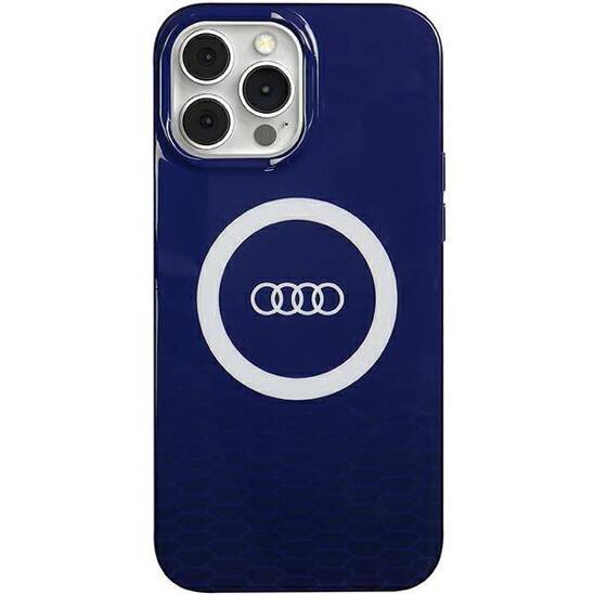 Original Case IPHONE 13 PRO MAX Audi IML Big Logo MagSafe (AU-IMLMIP13PM-Q5/D2-BE) blue