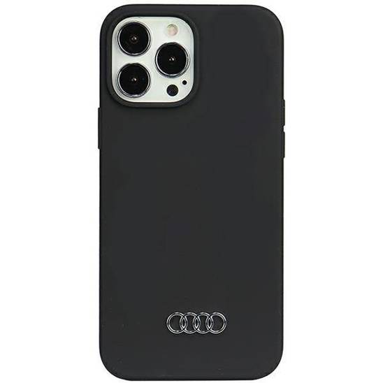 Original Case IPHONE 13 PRO MAX Audi Silicone Case (AU-LSRIP13PM-Q3/D1-BK) black