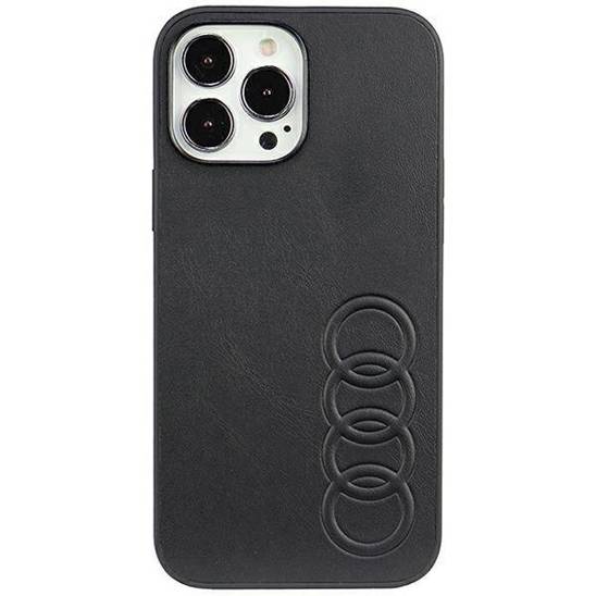 Original Case IPHONE 13 PRO MAX Audi Synthetic Leather (AU-TPUPCIP13PM-TT/D1-BK) black