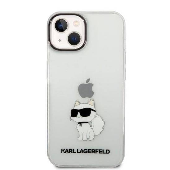 Original Case IPHONE 14 Karl Lagerfeld Hardcase IML NFT Choupette (KLHCP14SHNCHTCT) transparent