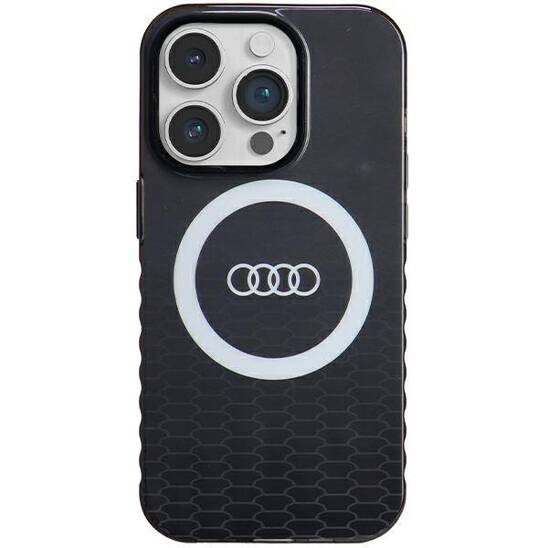 Original Case IPHONE 14 PRO Audi IML Big Logo MagSafe (AU-IMLMIP14P-Q5/D2-BK) black