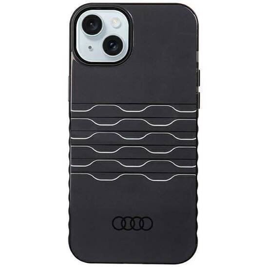 Original Case IPHONE 15 PLUS / 14 PLUS Audi IML MagSafe (AU-IMLMIP15M-A6/D3-BK) black