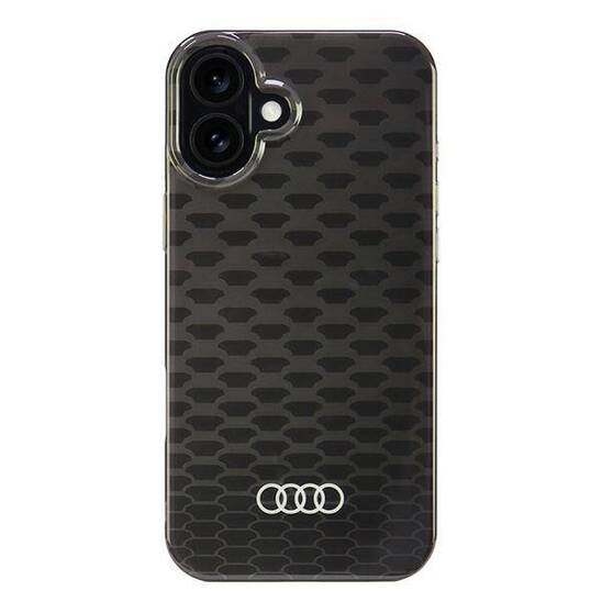 Original Case IPHONE 16 PLUS Audi IML Stitching Pattern MagSafe (AU-IMLMIP16M-Q5/D3-BK) black