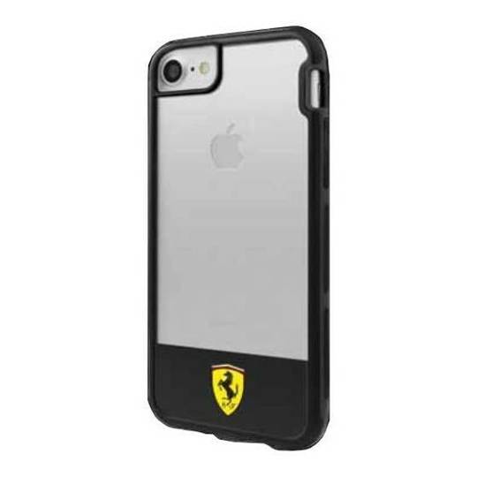 Original Case IPHONE SE 2022 / SE 2020 / 7 / 8 Ferrari Hardcase (FEHCP7BISBK) transparent