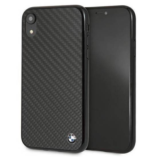 Original Case IPHONE XR BMW Hardcase Siganture-Carbon (BMHCI61MBC) black