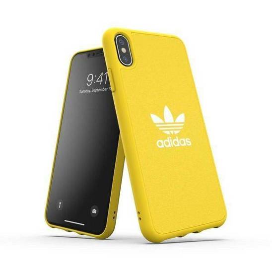 Original Case IPHONE XS MAX Adidas Moulded Case CANVAS (34965) yellow