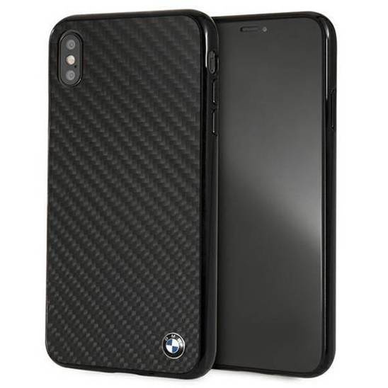 Original Case IPHONE XS MAX BMW Hardcase Siganture-Carbon (BMHCI65MBC) black