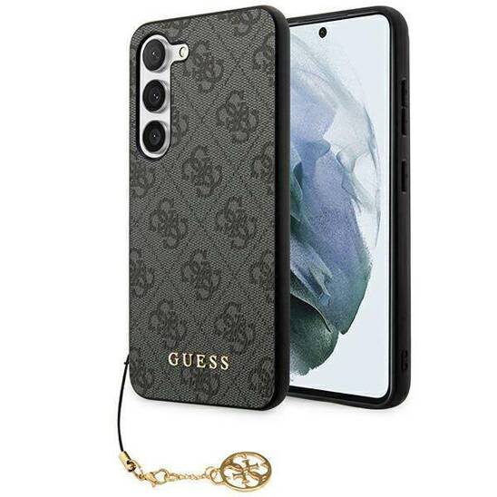 Original Case SAMSUNG GALAXY A35 5G Guess Hardcase 4G Charms Collection (GUHCSA35GF4GGR) black