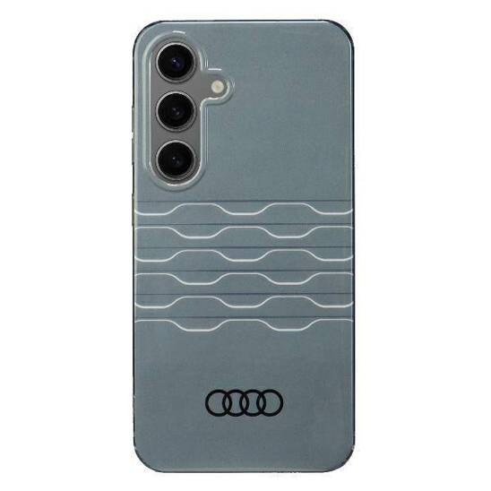 Original Case SAMSUNG GALAXY S24 Audi Hardcase IML Case (AU-IMLS24-A6/D3-GY) gray