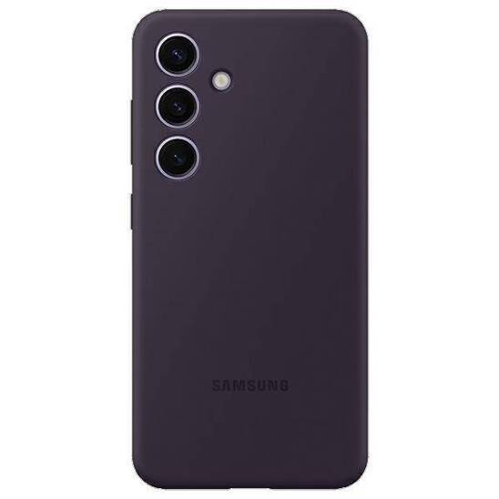 Original Case SAMSUNG GALAXY S24 Samsung Silicone Case dark purple