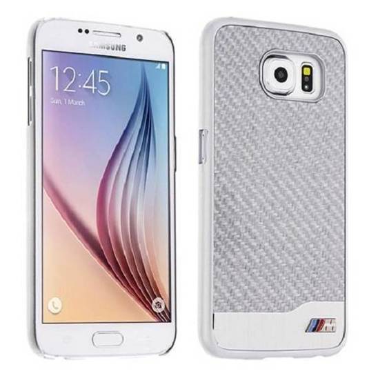 Original Case SAMSUNG GALAXY S6 BMW Hardcase (BMHCS6MDCS) silver