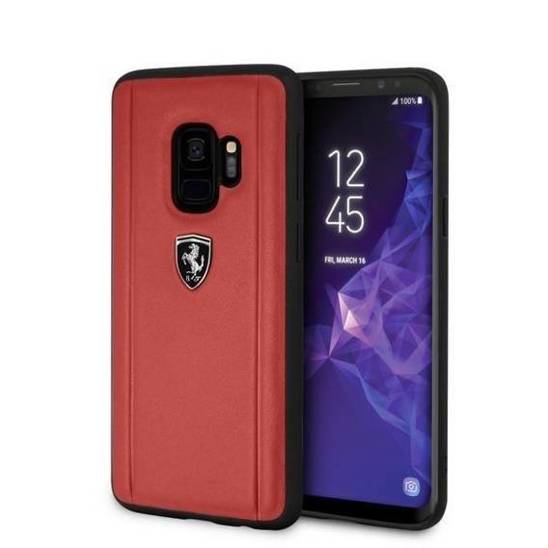 Original Case SAMSUNG GALAXY S9 Ferrari Hardcase Heritage Portofino (FEHLEHCS9RE) red