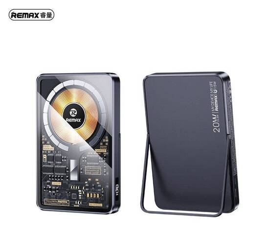 POWERBANK REMAX WALKING SERIES 10000mAh RPP-558 PD20W+QC 22.5W MAGNETIC BLACK