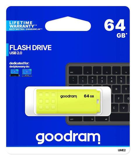 PenDrive 2.0 GOODRAM NEO 64GB YELLOW