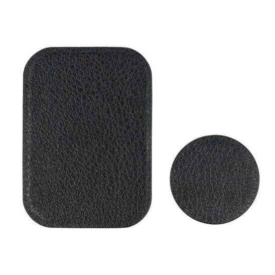 Plaques for a Magnetic Grip Leather Eco Leather BFMCHWL black