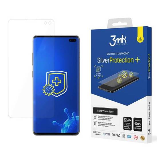 Protective Film SAMSUNG GALAXY S10+ 3mk SilverProtection+