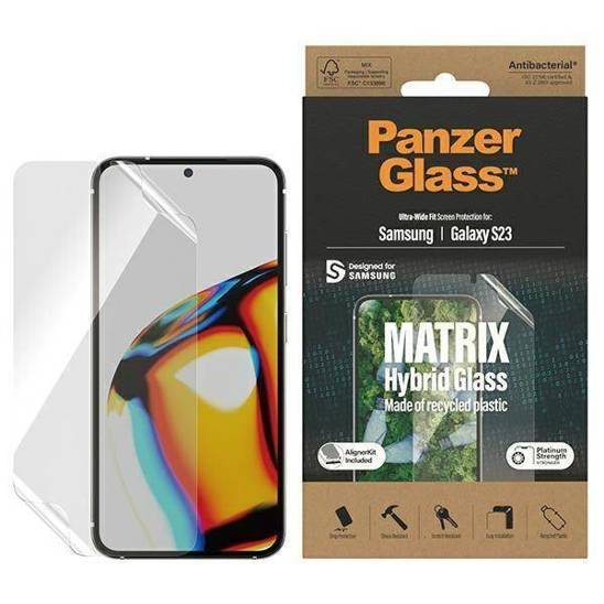 Protective Film SAMSUNG GALAXY S23 PanzerGlass Matrix Screen Protection with Positioner (7318)