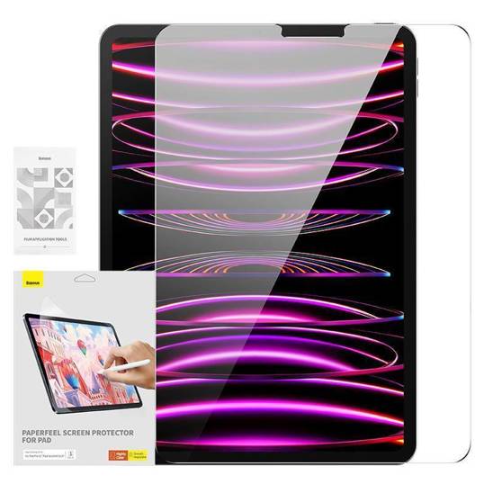 Protective Film iPad Pro (2018/2020/2021/2022) 11″ /Pad Air4/Air5 10.9″ Baseus Paperfeel Clear