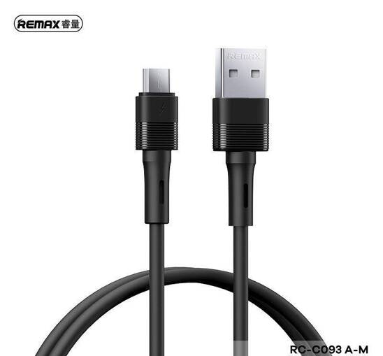 REMAX LEYA SERIES RC-C093 CABLE 2.4A USB/MICRO USB BLACK