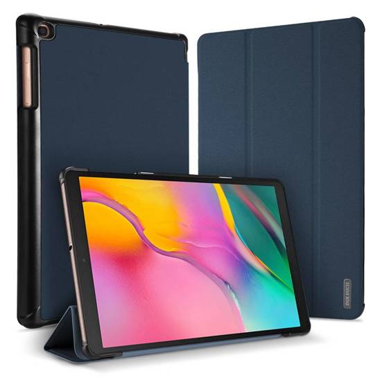 SAMSUNG GALAXY TAB A 10.1 2019 Dux Ducis Domo Series flip cover navy blue