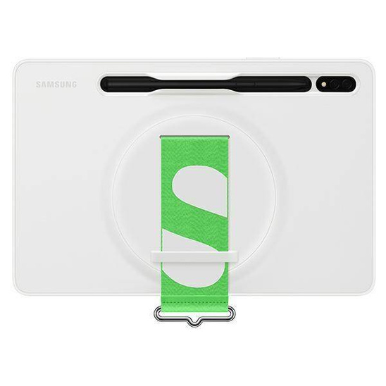 Samsung EF-GX700CW Tab S8 case white/white Strap Cover