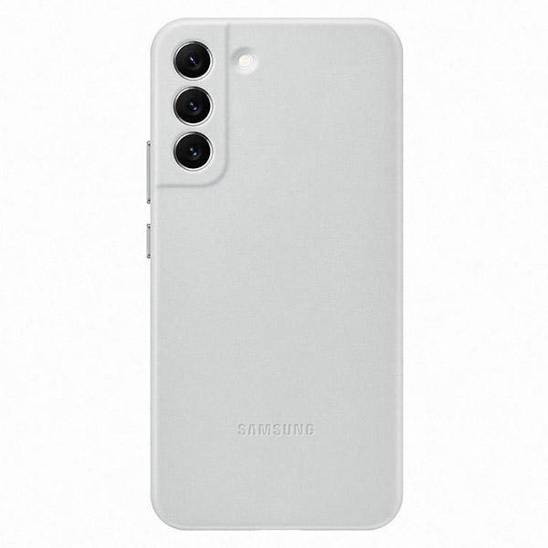 Samsung EF-VS906LJ S22+ S906 case light gray/light gray Leather Cover