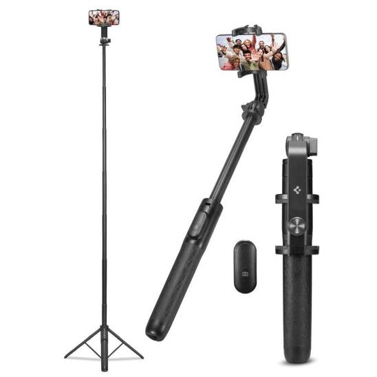 Selfie Stick Tripod Bluetooth Spigen S560W black