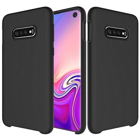 Silicone Case elastic silicone SAMSUNG GALAXY S10 black