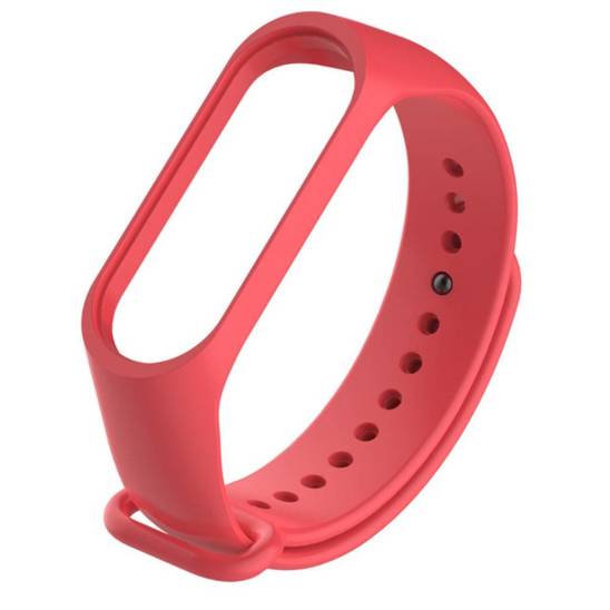 Silicone Wristband for XIAOMI MI SMART BAND 3 / 4 red