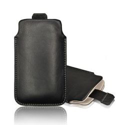 Sleeve leather case XPERIA Z black (white inside)