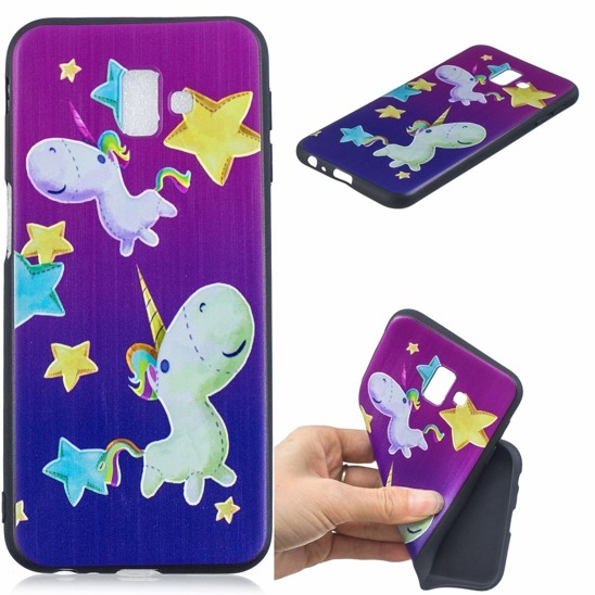 Slim Case Art SAMSUNG J6+ J6 PLUS star and unicorn