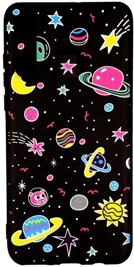 Slim case Art SAMSUNG GALAXY A9 2018 pink planets