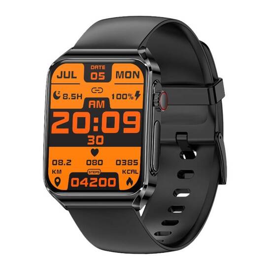 Smartwatch BlitzWolf BW-HL6 Black Silicone (black)