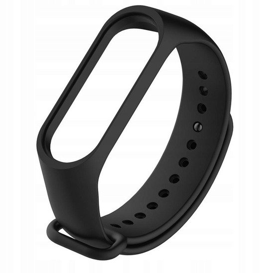 Soft Silicone Band Strap for Xiaomi Mi Smart Band 3 / 4 black