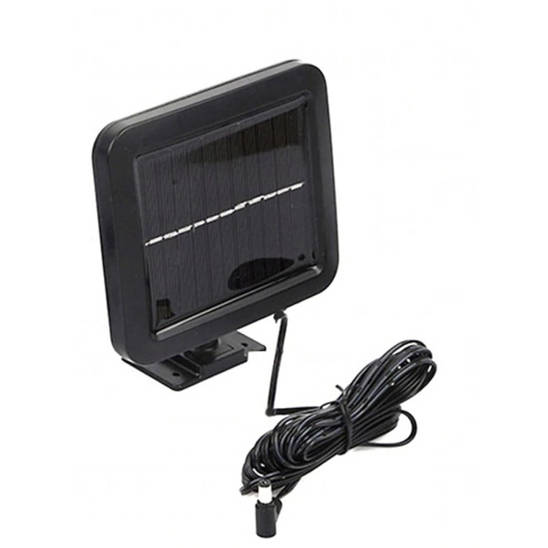 Solar Lamp 120 COB LED with 5m Cable Motion Sensor and Dusk-to-Dawn Sensor black