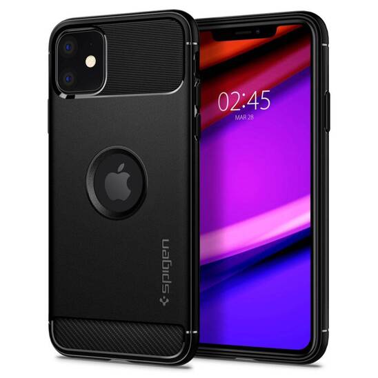 Spigen Rugged Armor case IPHONE 11 MATT black