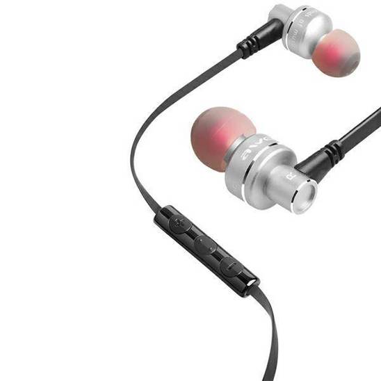 Stereo Headphones 3.5mm Jack AWEI (ES-10TY) grey