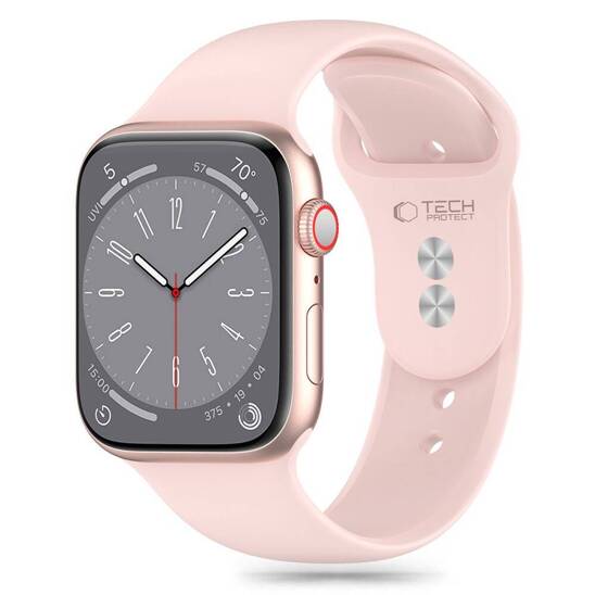 Strap for APPLE WATCH 3 / 4 / 5 / 6 / 7 / 8 / 9 / SE (38 / 40 / 41 MM) Tech-Protect Silicone Light pink light pink