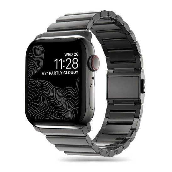 Strap for APPLE WATCH 4 / 5 / 6 / 7 / 8 / 9 / SE / ULTRA 1 / 2 (42 / 44 / 45 / 49 MM) Tech-Protect Steelband black