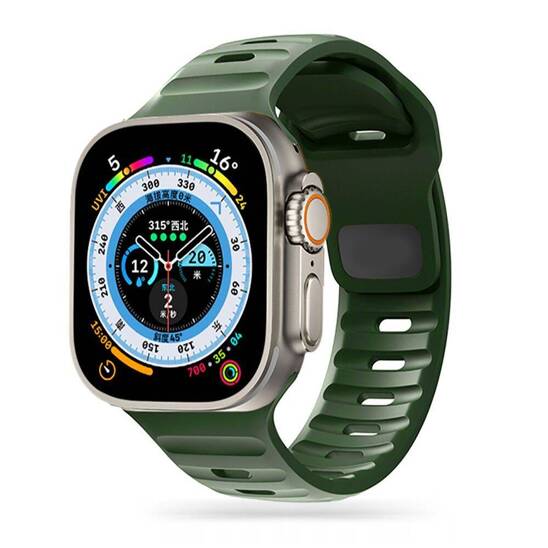 Strap for APPLE WATCH 4 / 5 / 6 / 7 / 8 / SE (38 / 40 / 41 MM) Tech-Protect Iconband Line green