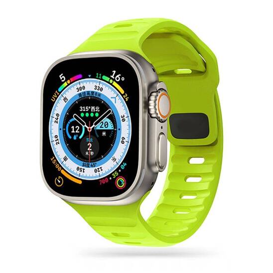 Strap for APPLE WATCH 4 / 5 / 6 / 7 / 8 / SE (38 / 40 / 41 MM) Tech-Protect Iconband Line lime