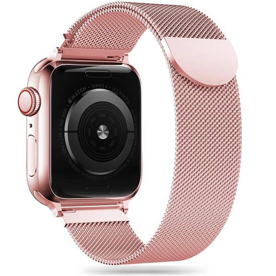 Strap for APPLE WATCH 4 / 5 / 6 / 7 / SE (38 / 40 / 41 MM) Tech-Protect Milaneseband pink