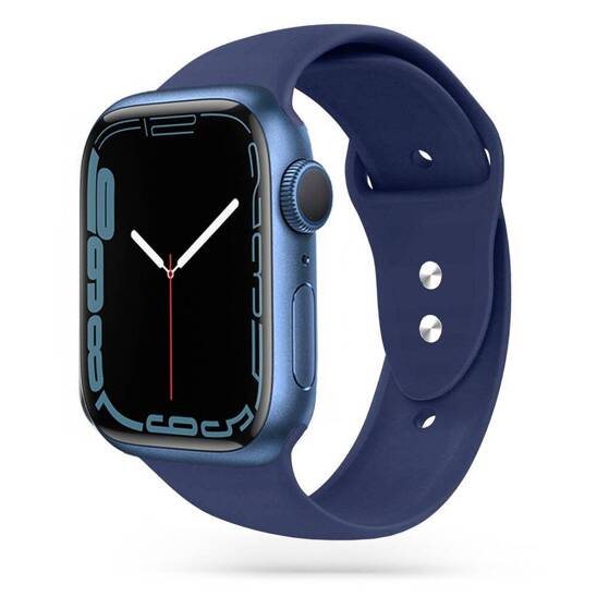 Strap for APPLE WATCH 4 / 5 / 6 / 7 / SE (42 / 44 / 45 MM) Tech-Protect IconBand navy blue