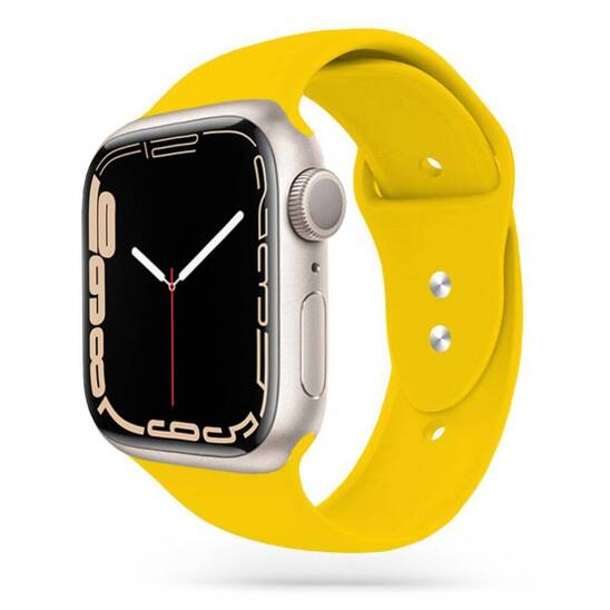 Strap for APPLE WATCH 4 / 5 / 6 / 7 / SE (42 / 44 / 45 MM) Tech-Protect IconBand yellow